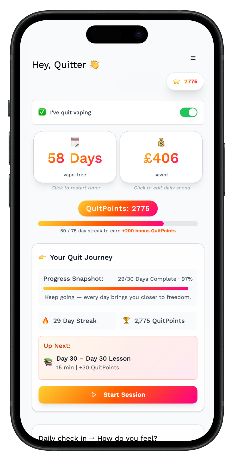 Best Quit Vaping App